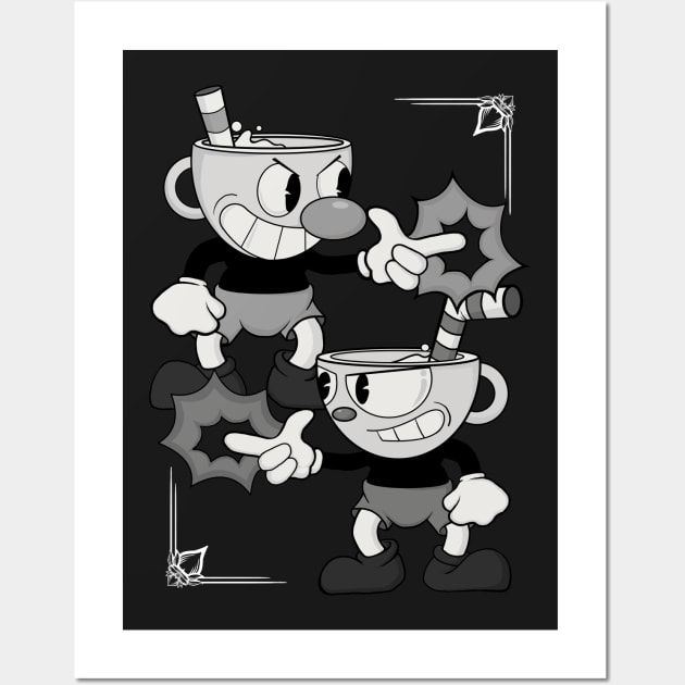 Cuphead - Retro Version Wall Art by JCoulterArtist